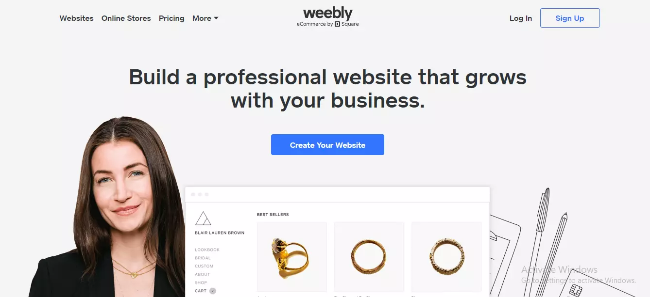 Weebly free blogging platform